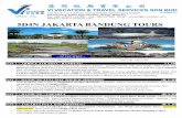 5D4N JAKARTA BANDUNG TOURS JAKARTA BANDUNG TOURS.pdf• After breakfast, take a visit to Tangkuban Perahu Mountain, a dormant volcano famous for its beautiful view and hot spring and