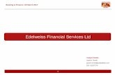 Edelweiss Financial Services Ltd - NSE, BSE, Sensex, · PDF fileEdelweiss Financial Services Ltd ... BSE Code 532922 NSE Code EDELWEISS ... Edelweiss Vs Sensex performancereasonable