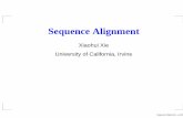 Sequence Alignment - University of California, Irvinexhx/courses/CS284A/lectures/alignment.pdf · Sequence Alignment – p.7/36. Nomenclature Biology Computer Science Sequence String,word