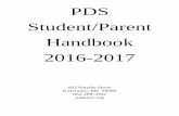 PDS Student/Parent Handbook 2016-2017 · PDS Student/Parent Handbook 2016-2017 603 Smythe Street ... Lost and Damaged Books ... PDS Administrator.
