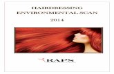HAIRDRESSING ENVIRONMENTAL SCAN 2014 - RAPS€¦ · treatments account for 5% and retail sales ... undertaking greater levels of grooming has contributed to an increase ... RAPS Hairdressing