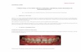 TREATING A PATIENT WITH CHRONIC ... - Periodontitis a Patient with... · Clinical Case:”Treating a patient with chronic generalised moderate periodontitis" CLINICAL CASE “TREATING