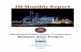 IM Monthly Report - Mississippi Public Service Commission€¦ ·  · 2017-07-24This IM Monthly Report provides the results of this assessment for the reporting period of June, 2017,