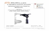 X-SERIES EARTH AUGER OPERATOR’S & PARTS  · PDF file800-456-7100 I   503 Gay Street, Delhi, IA 52223, United States of America X-SERIES EARTH AUGER OPERATOR’S & PARTS