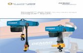 Demag chain hoist The new industry standard Demag … Pro Chain Hoist Brochure.pdf · 3 39094-4 39170-1 All inclusive: fully featured instead of extras price list Many features are
