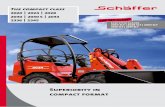 Superiority in compact format - Schaffer Loaders · Superiority in compact format The compact ... The low-maintenance and low-wear multi-disc brakes are standard ... The powerful