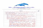 TMS - tmstechnologiesindia.com · Web viewFlat No. 304, Farishta Complex Station road, Durg (Chattisgarh) Ph. No. 0788 – 2330078, 4042192, 3202266