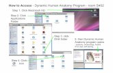 How to Access - Dynamic Human Anatomy Program - room …sydney.edu.au/.../anatomy/.../DynamicHAnatRoomS402.pdf · How to Access - Dynamic Human Anatomy Program - room S402 Step 4.