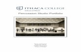 Percussion Studio Portfolio - Ithaca College - Directories Preface The Ithaca School of Music Percussion Studio Portfolio is a comprehensive history of Ithaca College’s percussion
