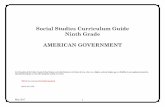 Social Studies Curriculum Guide Ninth Grade AMERICAN GOVERNMENT for SS... · Social Studies Curriculum Guide Ninth Grade . AMERICAN GOVERNMENT . ... SSCG1 Compare and contrast various