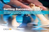 Getting Succession Right - ChiefExecutive.net the skills and attributes leaders in the organization needed to fulfill our strategic imperatives. It was a foundation of our leadership