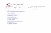 Polycom RealPresence Group Series Release Notes RealPresence Group Series ... The RealPresence Group 300, Real Presence Group 310, and the RealPresence Group 500 systems have an …
