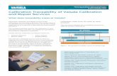 Calibration Traceability of Vaisala Calibration and Repair ... · Calibration Traceability of Vaisala Calibration ... calibrations are traceable to SI-Units. ... humidity values are