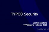 2016-09-25 - TYPO3 Security T3CMallorca 2016 Export  . Download Slides  . Title: 2016-09-25 - TYPO3 Security T3CMallorca 2016 Export.key Created Date: 9/25/2016 12:24:27 PM
