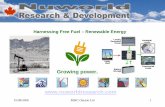 Harnessing Free Fuel - Nuworld Research Harnessing... · Harnessing Free Fuel-Solar and Hybrid Concept: On-site harnessing of free fuel (Solar, Wind, Geothermal, Agricultural Waste