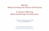 ME 612 Metal Forming and Theory of Plasticity 4 ...anibal.gyte.edu.tr/hebe/AblDrive/66500040/w/Storage/109...WorkHardening Characteristics Yrd.Doç.Dr. Ahmet Zafer Şenalp e‐mail:
