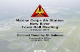 Marine Corps Air Station New River Town Hall Meeting Corps Air Station New River Town Hall Meeting ... • CDR Webster, ... Richard Cole Semper Fit Director