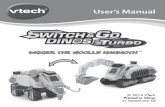 User’s Manual - vtechkids.com8DD6924C-BD10-4… · going to love playing with me! ... charge-up lever, then press my release button to get me moving on the ground! The ... Please