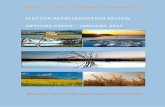 ELECTOR REPRESENTATION REVIEW OPTIONS PAPER – JANUARY … · 1 . DISTRICT COUNCIL OF LOWER EYRE PENINSULA . ELECTOR REPRESENTATION REVIEW OPTIONS PAPER – JANUARY 2017 . Working