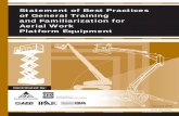 Statement of Best Practices of General Training and Familiarization for ... training and... · Statement of Best Practices. of General Training and Familiarization for Aerial Work