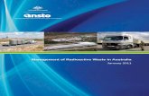 Management of Radioactive Waste in Australia - ANSTOansto.gov.au/.../46172/Management_of_Radioactive_Waste_in_Austr… · The Australian Nuclear Science and ... Radioactive waste
