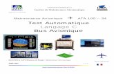 Test Automatique Langage C Bus Avioniquemeteosat.pessac.free.fr/.../Test_Maint_Avionique_M1ME_V2_40.pdf · UNIVERSITE BORDEAUX I Institut de Maintenance Aéronautique Support de cours
