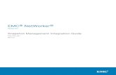 EMC NetWorker Snapshot Management for NAS Devices ... · Snapshot Management for NAS Devices Integration ... EMC NetWorker 9.1 Snapshot Management for NAS Devices Integration Guide