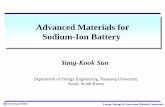 Advanced Materials for Sodium-Ion Battery Kook Sun...Advanced Materials for Sodium-Ion Battery Energy Storage & Conversion Material Laboratory Advanced Na[Ni 0.25 Fe 0.5 Mn 0.25]O
