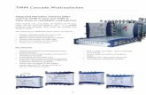 TMM Cascade Multiswitches - Alltrade from merlin/305395.pdfTMM Cascade Multiswitches Integrated Reception Systems ... • Multiswitch satellite functions powered from ... Triax TMM