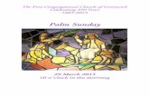 Sunday, March 29, 2015 - Palm Sunday to this Palm Sunday service of worship at The First Congregational Church of Greenwich. We hope that this time together offers …