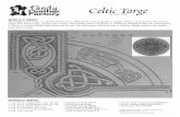 TLF CelticDoodleWeb 1006 - Tandy Leather THE DESIGN The design is tooled on the 6-7 oz. leather. The full-size tracing pattern is only a quadrant of the complete design. Rotating the