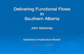 Delivering Functional Flows in Southern Alberta - PNWER · Delivering Functional Flows in Southern Alberta ... Public expectation that river flows are adequate to ... keep full as