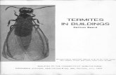 Termites in Buildings - CT.GOV-Connecticut's Official ... · TERMITES IN BUILDINGS Raimon Beard The only termite species established in Connecticut is the eastern subterranean termite