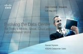 Evolving the Data Center - Cisco · Evolving the Data Center For Today’s Mobile, Social, Cloud and App-dominated World Cisco Connect - Singapore 12th May 2017. ... • Fraud Detection,