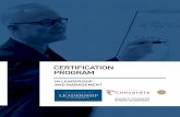 CERTIFICATION PROGRAM - Concordia University€¦ ·  · 2015-06-05This curriculum aims at shaping successful leaders ... President and Chief Executive Officer of Claridge ... Identify