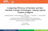 Comparing Efficiency of Hermetic and Non - Hermetic ...gl2016conf.iita.org/wp-content/uploads/2016/03/Comparing...Comparing Efficiency of Hermetic and Non - Hermetic Storage Technologies