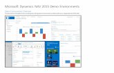 Microsoft Dynamics NAV 2015 Demo Environments · Microsoft Dynamics NAV 2015 Demo Environments Demo Environments Overview This document will explain how to create great looking demo