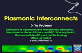 Plasmonic Interconnects - MIPT · Plasmonic Interconnects ... Cluster "MIPT-60" ... information or transmit data to another core. So, the required bandwidth is 200-1000 GB/s.