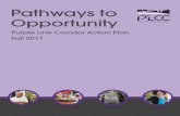 Pathways to Opportunity - PLCCpurplelinecorridor.org/wp-content/uploads/2017/10/PLCorridorAction... · Pathways to Opportunity: ... an annual review to report on progress toward achieving