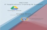 Google Drive - San Bernardino City Unified School District Drive Document Management and File Collaboration Information Technology Training Program Revised – 3/16/2018