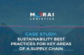 CASE STUDY - Morai Logisticsmorailogistics.com/wp-content/uploads/2017/07/morai...supply-chain.pdf · CASE STUDY: SUSTAINABILITY BEST PRACTICES FOR KEY AREAS OF A SUPPLY CHAIN PAGE