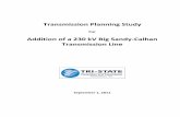 For - Tri-State Generation & Transmission the projected overloads of Tri‐State’s 100 MVA 230‐115 kV Fuller transformer. 3 ... for this report ... state stability ...