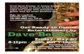 Dave Becker - Kingsbury Club & Spa Ready to Dance! Entertainment by Dave Becker Friday, May 20 8-11pm Cash Bar 7-12pm From Elvis Presley to Jimmy Buffet, Janice Joplin to Janet Jackson