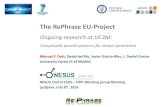The RePhrase EU -Project · The RePhrase EU -Project ... games ... 3 . Thinking in Parallel Fundamentally, ... Support for OpenMP, C++ Threads and Intel TBB