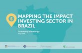 MAPPING THE IMPACT INVESTING SECToR IN bRAZIL · T A b LE of Co NTENTS 2 Introduction 8 The future of impact investing in Brazil 1 Executive Summary 7 Main learnings: impact investing
