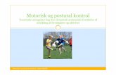 Motorisk og postural kontrol - esdhweb.ucl.dkesdhweb.ucl.dk/130396.postural kontrol.pdfMotorisk Kontrol = bevægeadfærd Task Sker i et samspil mellem índividet, opgaven og omgivelserne.