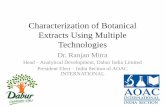 Characterization of Botanical Extracts Using Multiple face-cii.in/sites/default/files/2017/12th-food-safety...2017-12-15TLC vs. HPTLC. TLC HPTLC. Average particle size 10-15 m 5-7