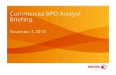 Commercial BPO Analyst Briefing - Amazon Web Servicescms.ipressroom.com.s3.amazonaws.com/84/files/20125/... · Commercial BPO Analyst Briefing November 3, 2010. ... • Document Supply