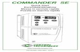 COMMANDER SE - Microcon Technologies | AC, DC ... Techniques...Connessioni di potenza, Display e tastierino 14 Selezione e cambio parametri, Display mnemonico 15 Commander SE descrizione