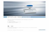 TD OPTIFLUX1000 es - cdn.krohne.com · 4.3 Referencia virtual para IFC 300 ... • Ligero y compacto para asegurar facilidad de manejo y una ... El sensor de caudal compacto sin bridas